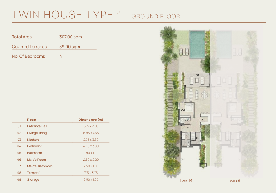 Floor Plan - The Crystalline North Coast Village Ora Developments