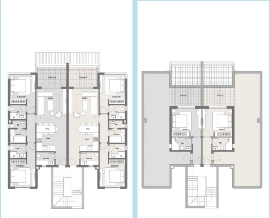 Floor Plan - قرية هاسيندا بلو رأس الحكمة الساحل الشمالي بالم هيلز للتطوير العقاري - Hacienda Blue Ras El Hekma Village
