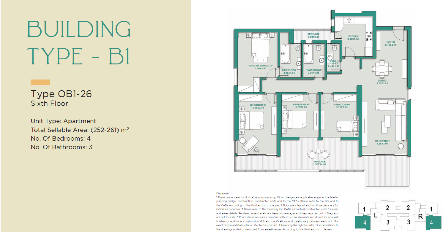 Floor Plan - كمبوند جادي بارك العاصمة الإدارية سيتي ايدج للتطوير العقاري - Jade Park New Capital Compound