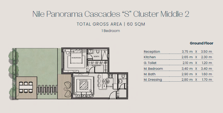 Floor Plan - Jirian Compound Sheikh Zayed Mountain View Developments