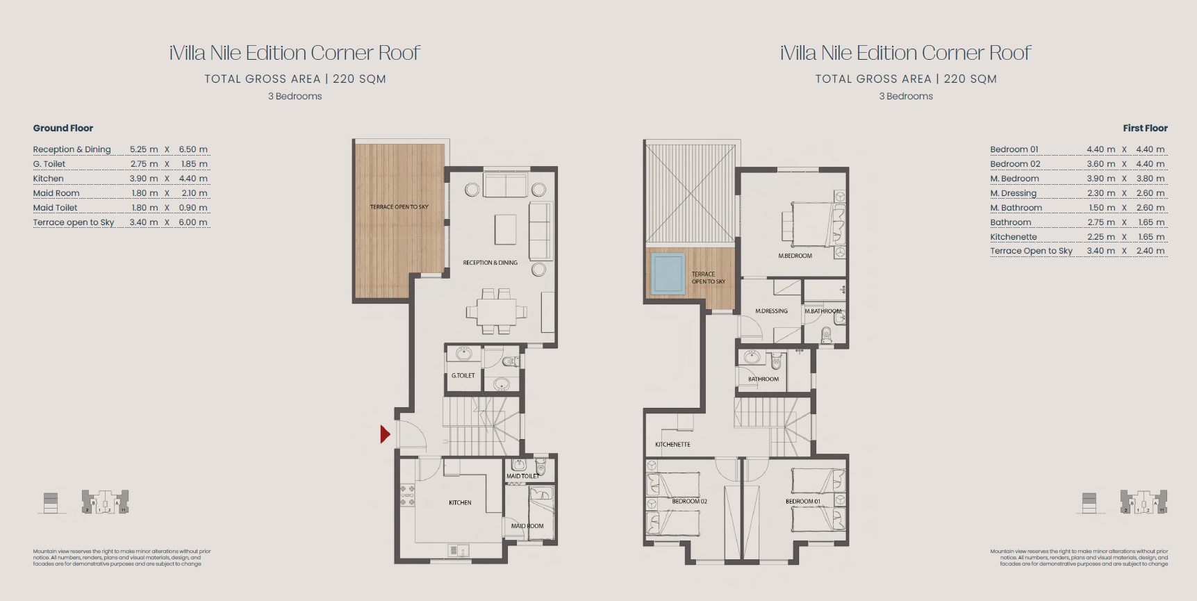 Floor Plan - Jirian Compound Sheikh Zayed Mountain View Developments