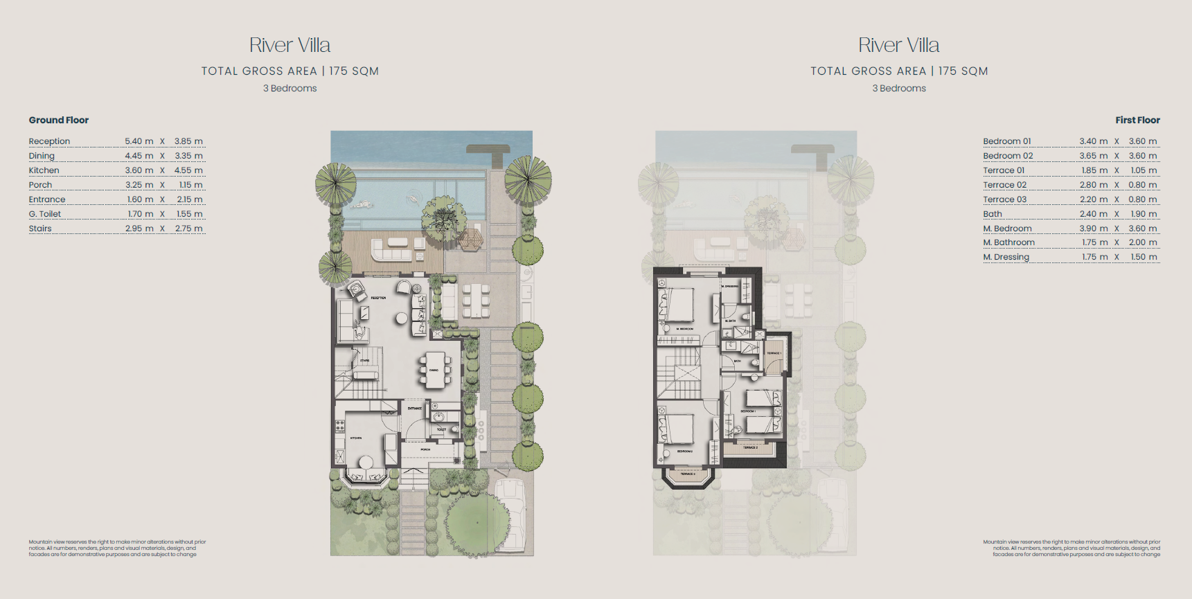 Floor Plan - Jirian Compound Sheikh Zayed Mountain View Developments