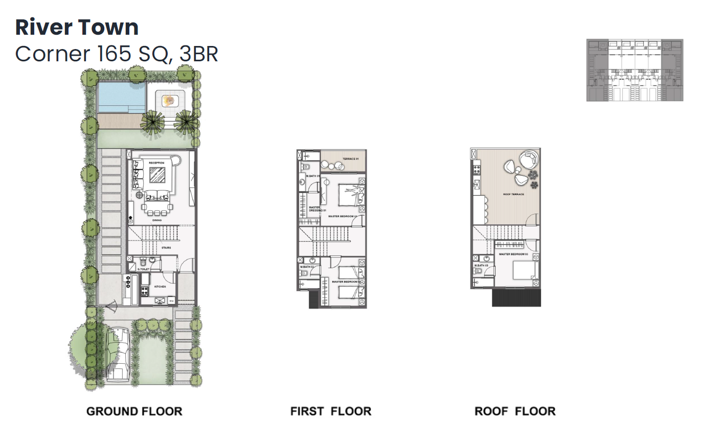 Floor Plan - Jirian Compound Sheikh Zayed Mountain View Developments