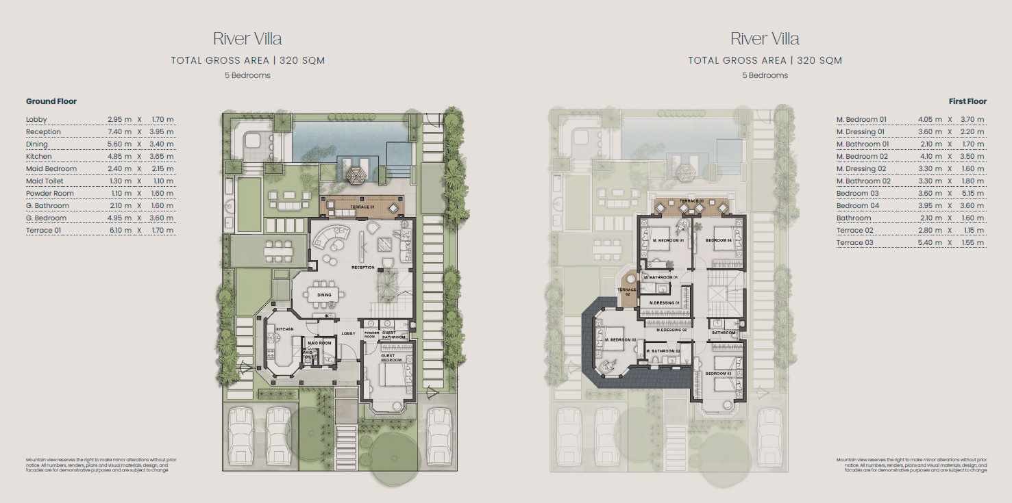 Floor Plan - Jirian Compound Sheikh Zayed Mountain View Developments