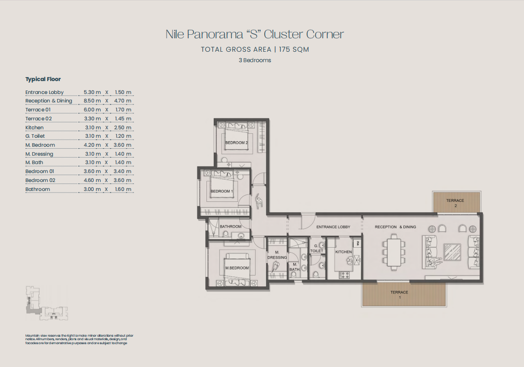 Plan 27 - Jirian Compound Sheikh Zayed Mountain View Developments