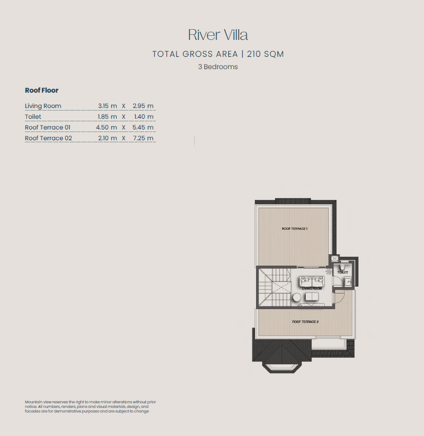 Floor Plan - Jirian Compound Sheikh Zayed Mountain View Developments
