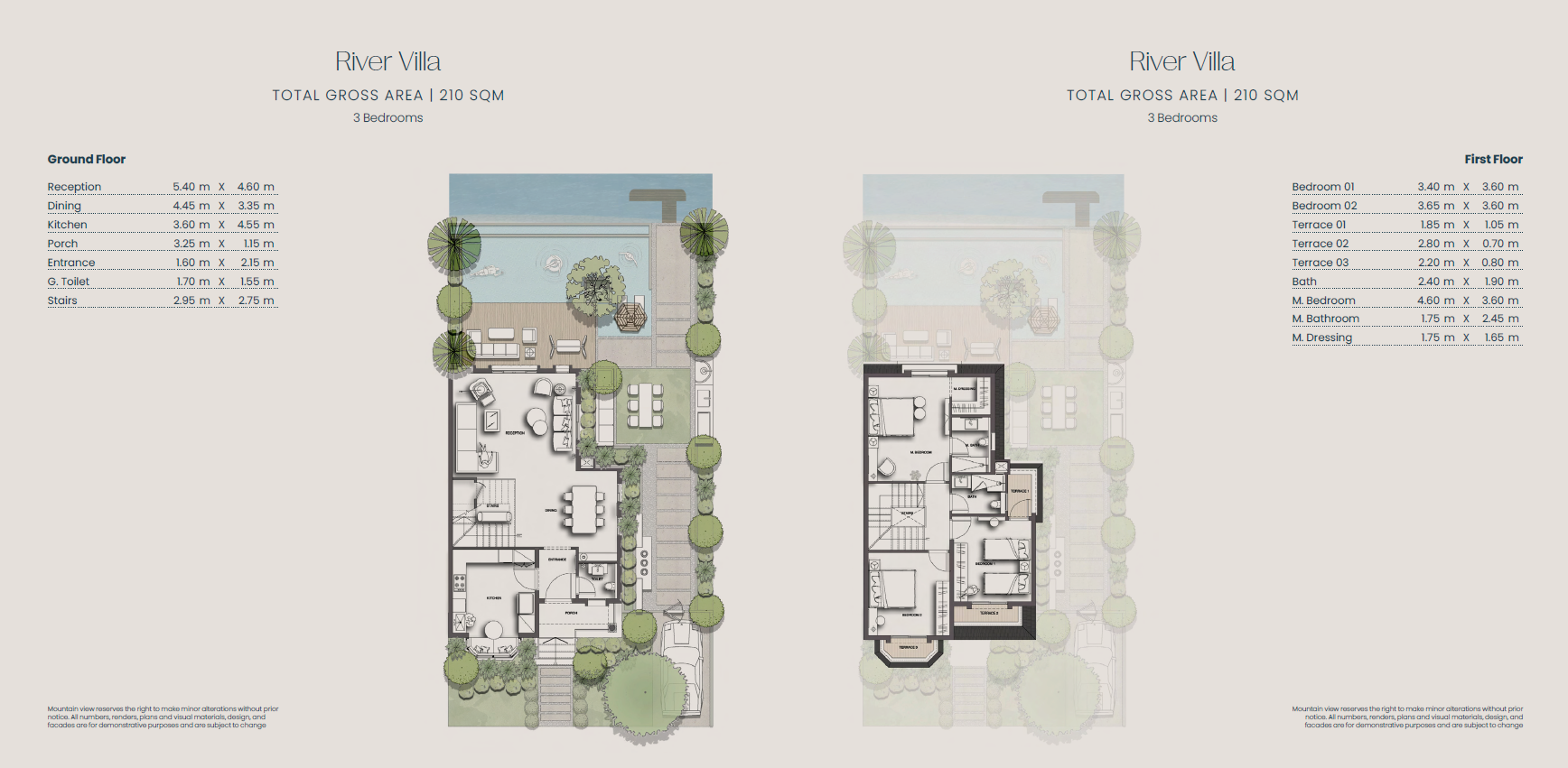 Floor Plan - Jirian Compound Sheikh Zayed Mountain View Developments