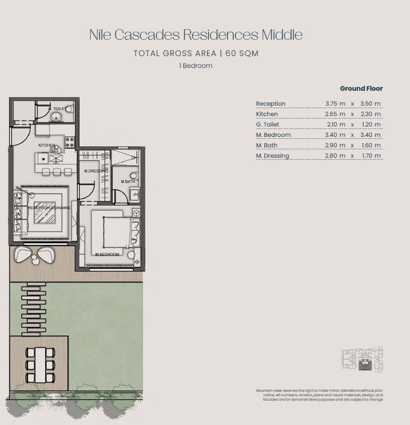 Floor Plan - Jirian Compound Sheikh Zayed Mountain View Developments