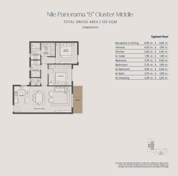 Plan 26 - Jirian Compound Sheikh Zayed Mountain View Developments