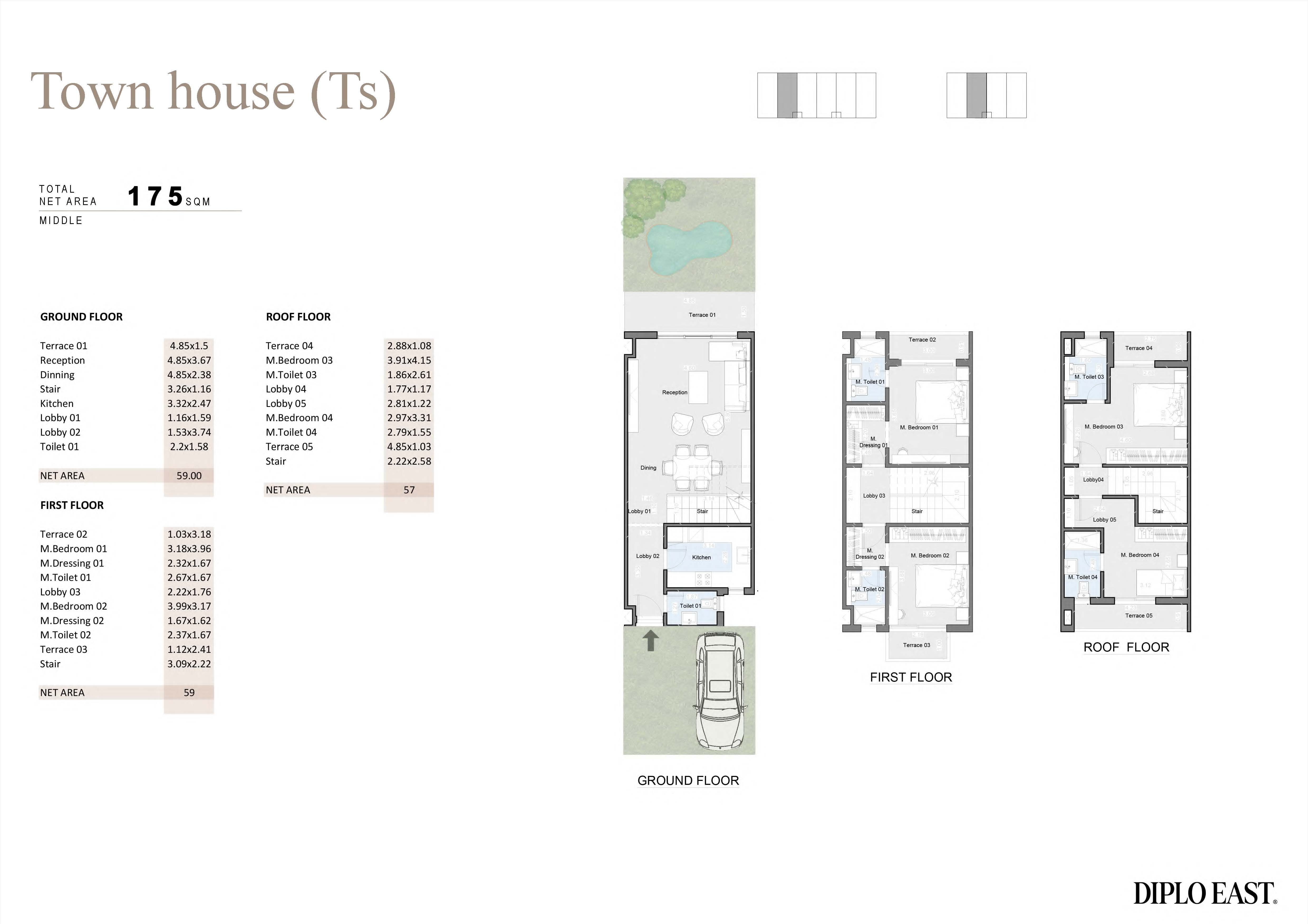 Floor Plan - Diplo East New Capital Compound Master Builders Group Developments