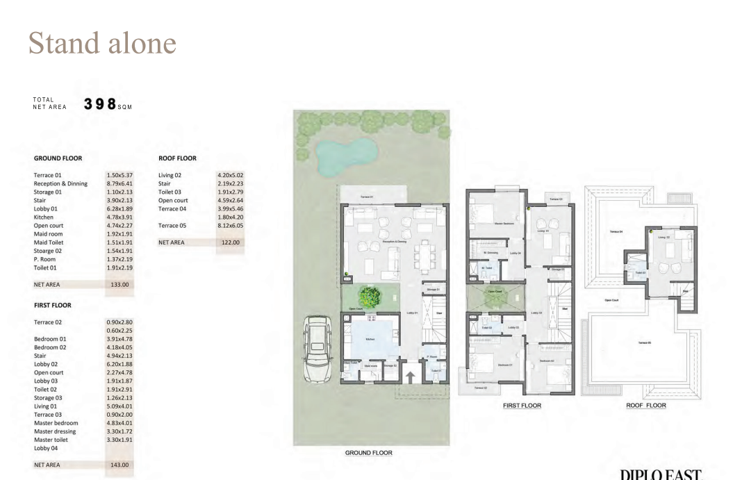 Floor Plan - Diplo East New Capital Compound Master Builders Group Developments