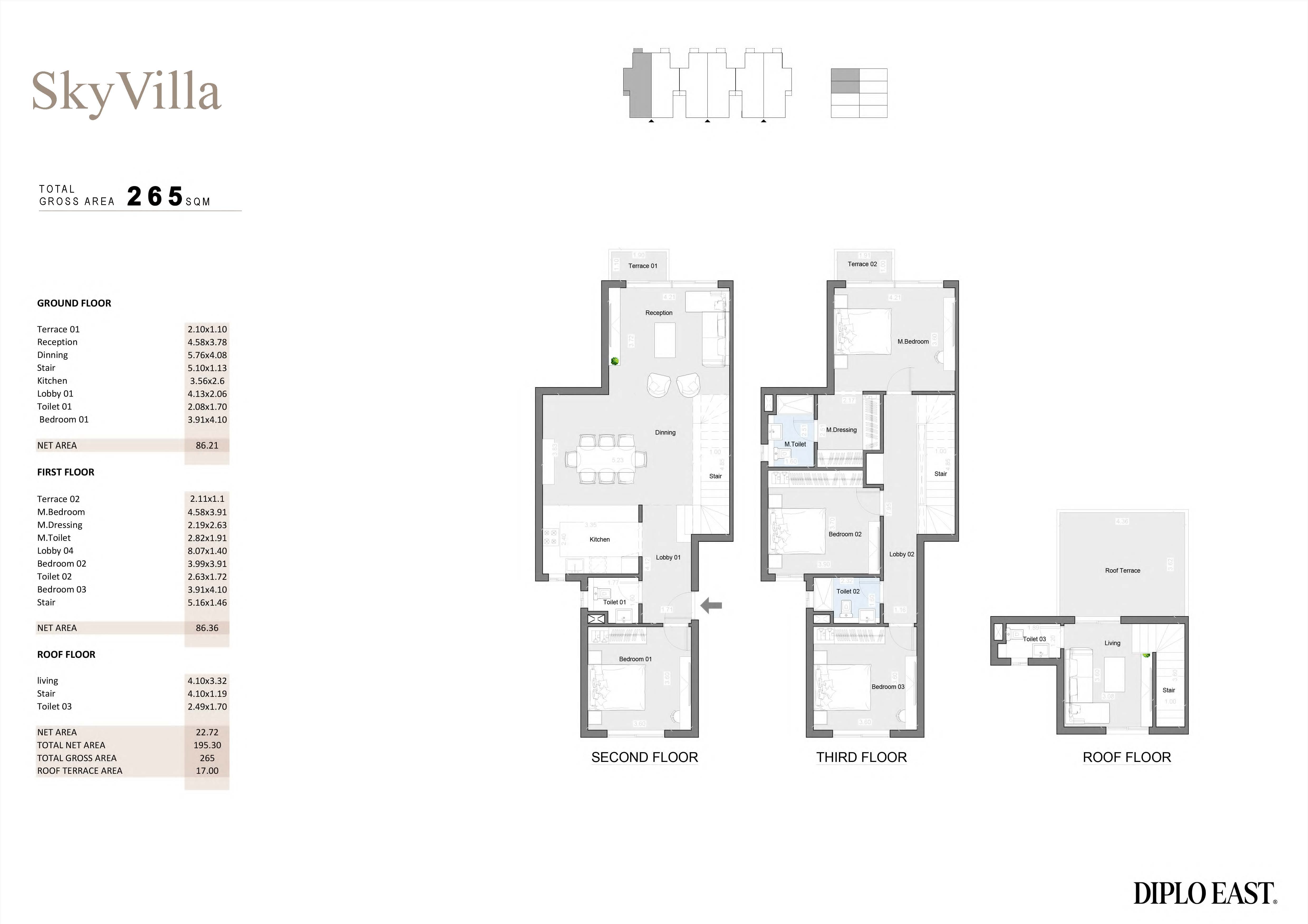 Floor Plan - Diplo East New Capital Compound Master Builders Group Developments