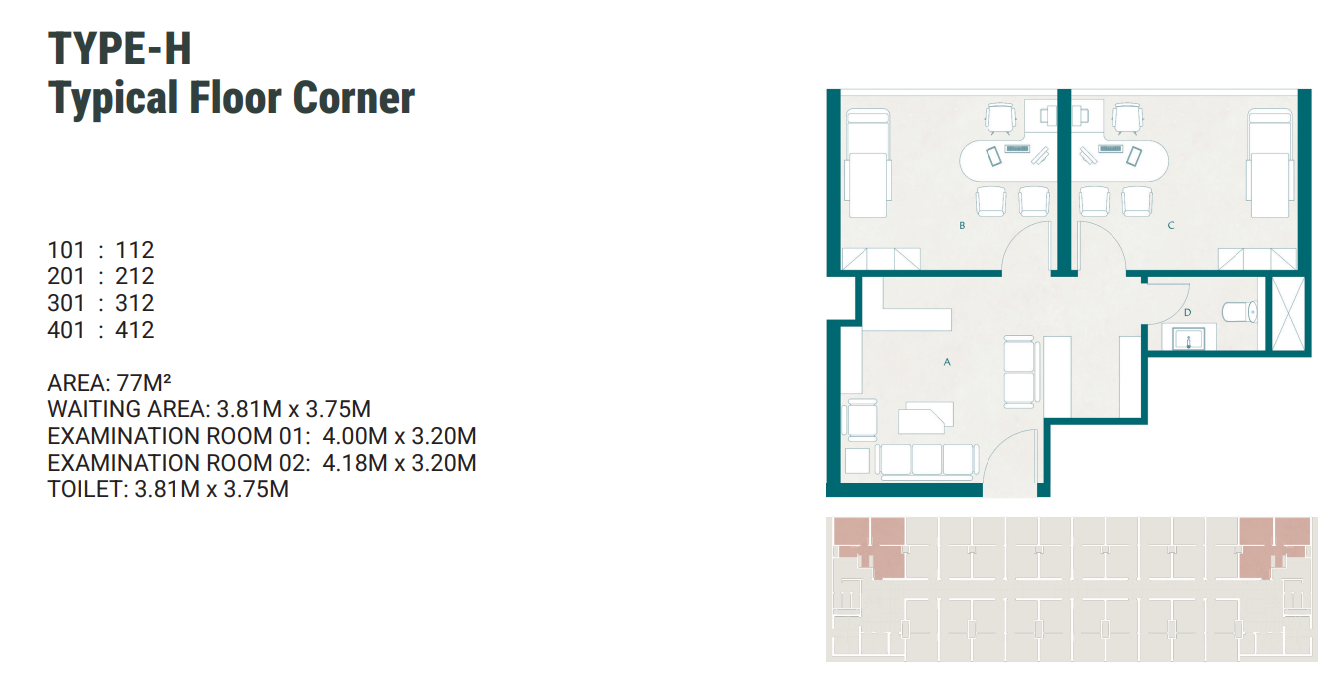 Floor Plan - The Mornings New Cairo Compound Al Ahly Sabbour Developments