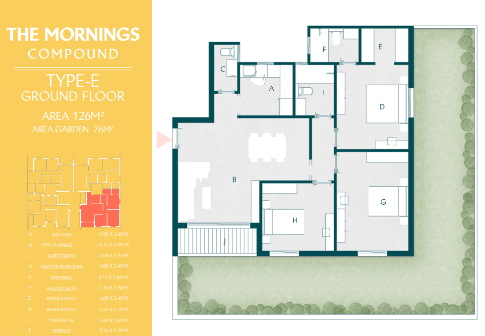 Floor Plan - كمبوند ذا مورنينجز التجمع الخامس الأهلي صبور للتطوير العقاري - The Mornings New Cairo Compound