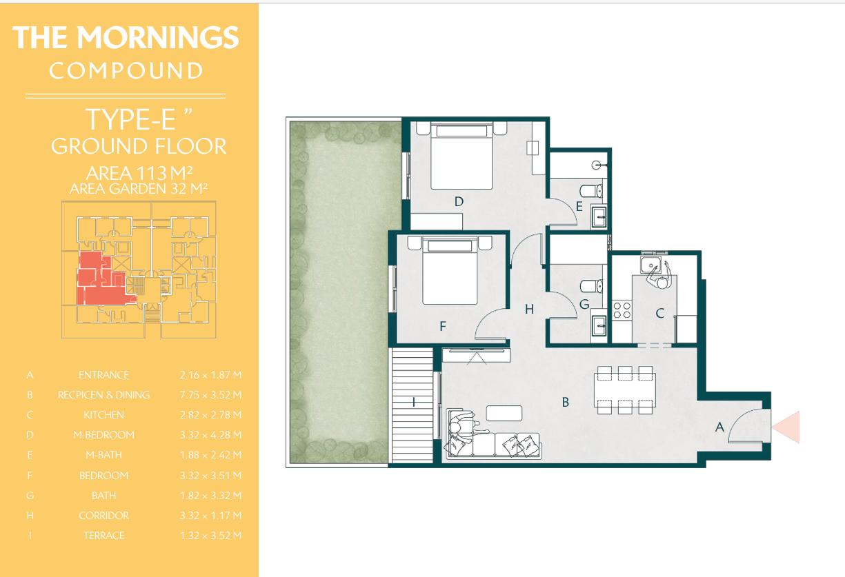 Plan 35 - The Mornings New Cairo Compound Al Ahly Sabbour Developments