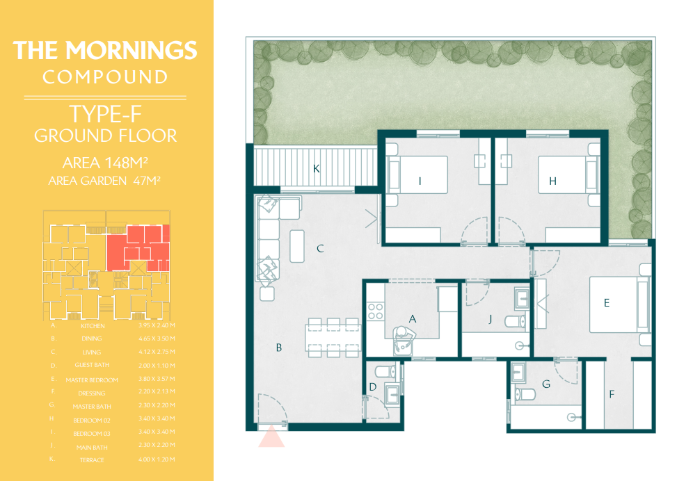 Floor Plan - كمبوند ذا مورنينجز التجمع الخامس الأهلي صبور للتطوير العقاري - The Mornings New Cairo Compound