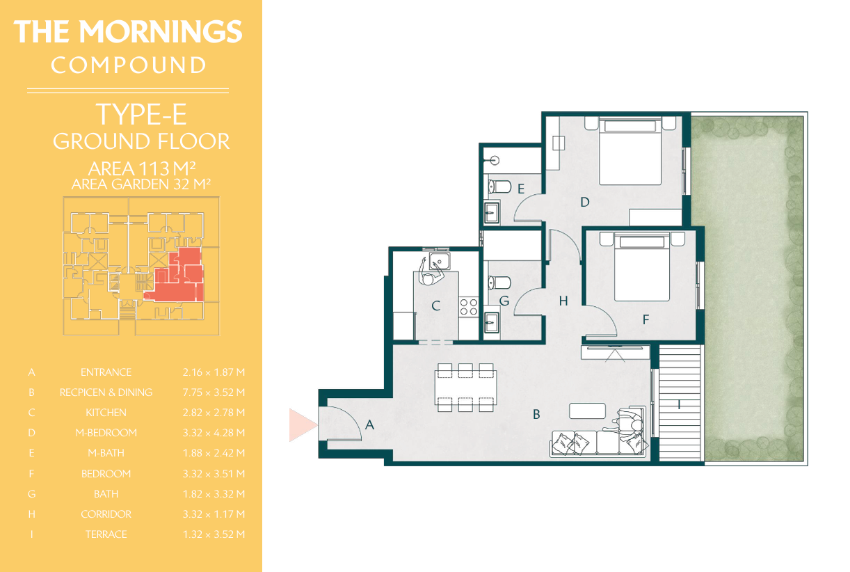 Plan 34 - The Mornings New Cairo Compound Al Ahly Sabbour Developments