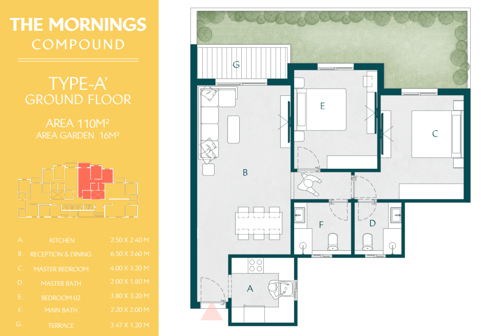 Floor Plan - The Mornings New Cairo Compound Al Ahly Sabbour Developments