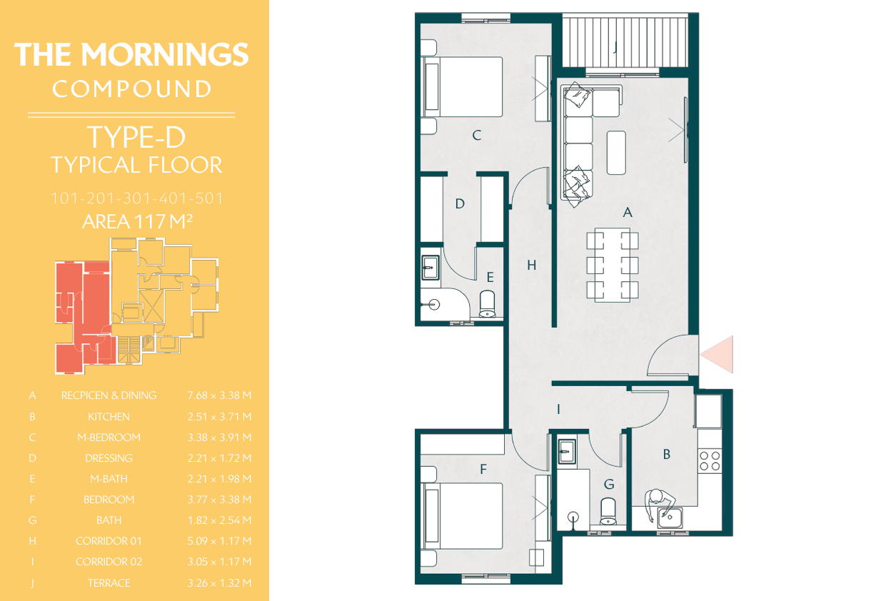 Plan 41 - The Mornings New Cairo Compound Al Ahly Sabbour Developments