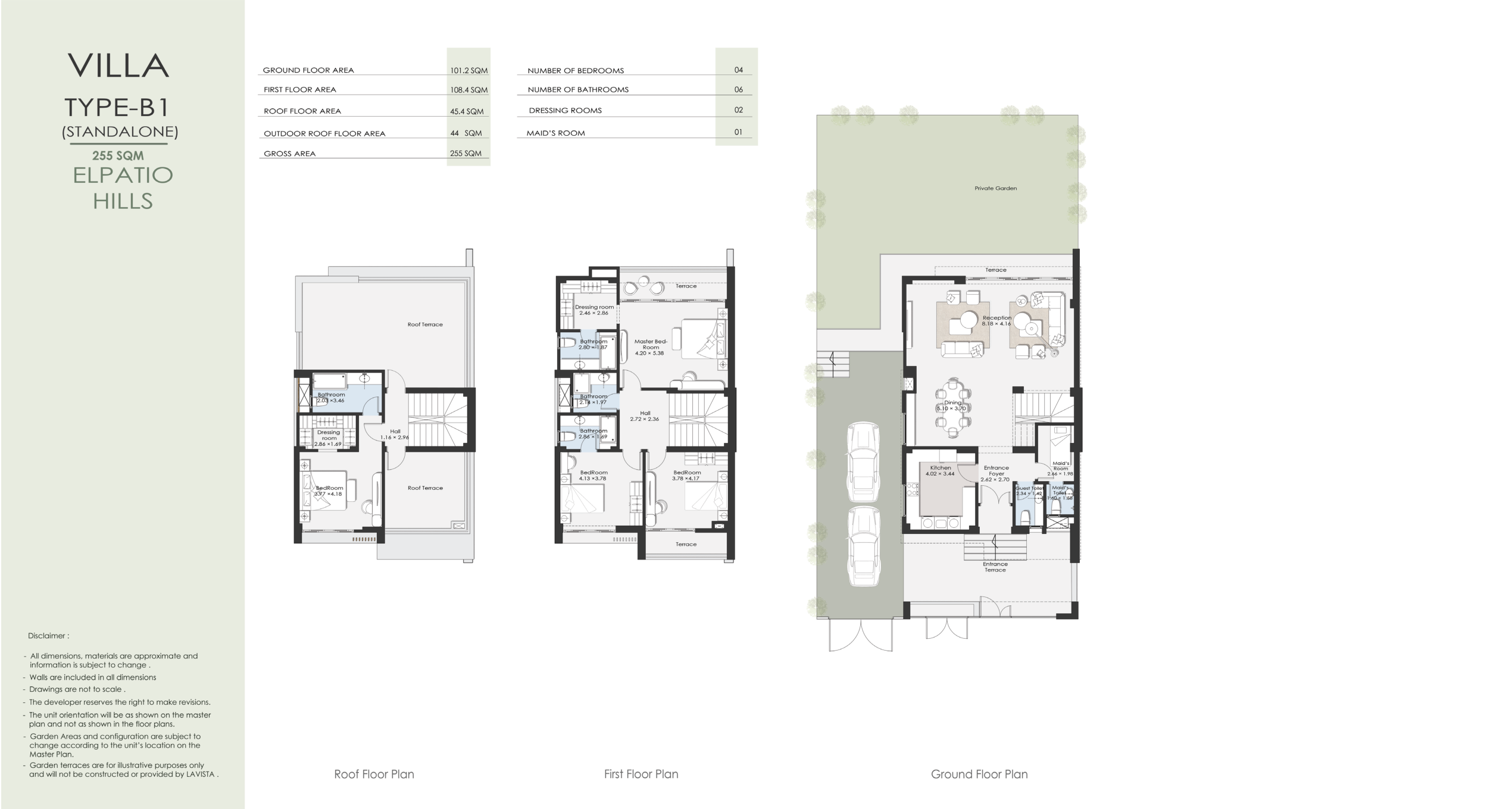 Floor Plan - El Patio Hills New Cairo Compound La vista Developments