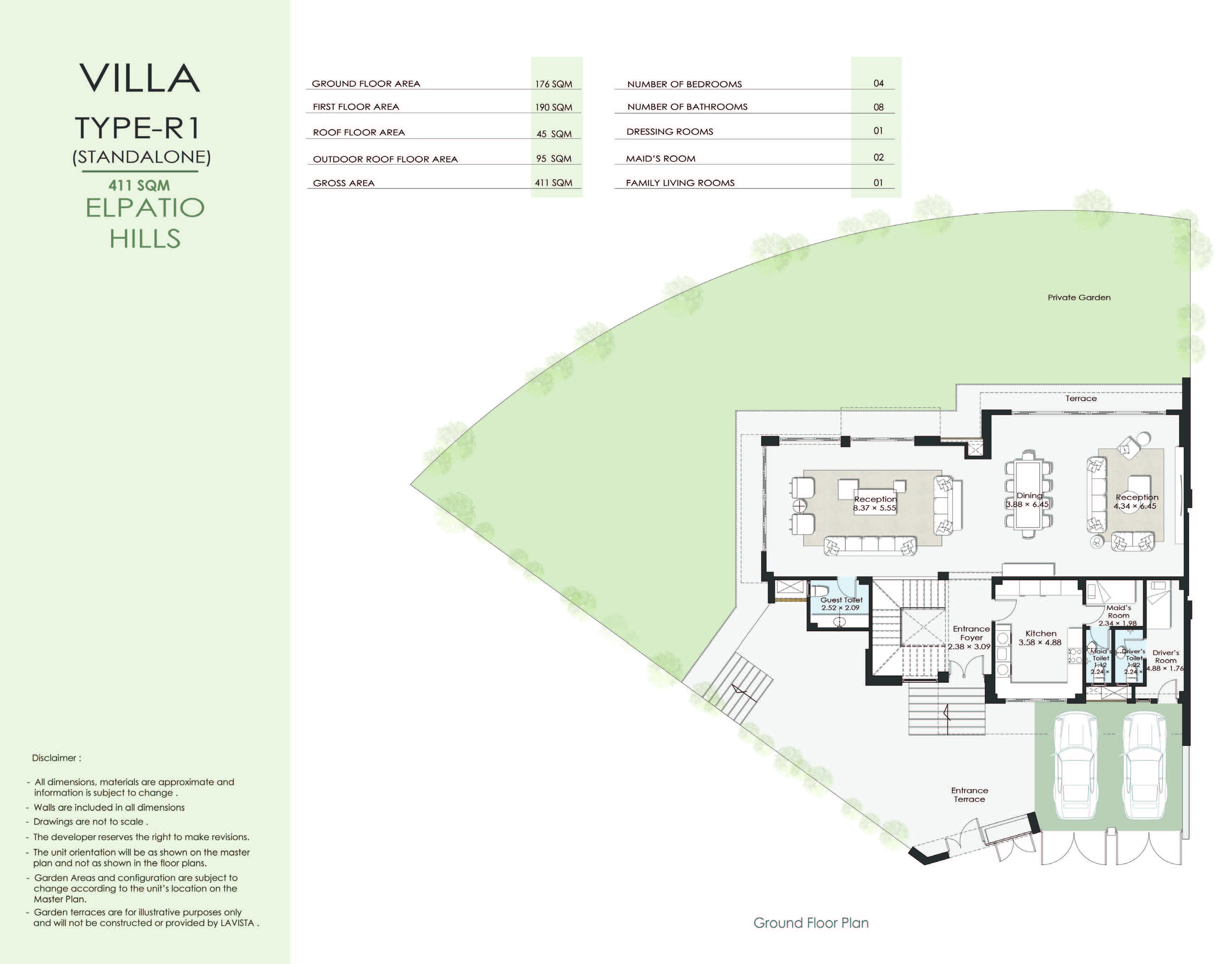 Floor Plan - El Patio Hills New Cairo Compound La vista Developments