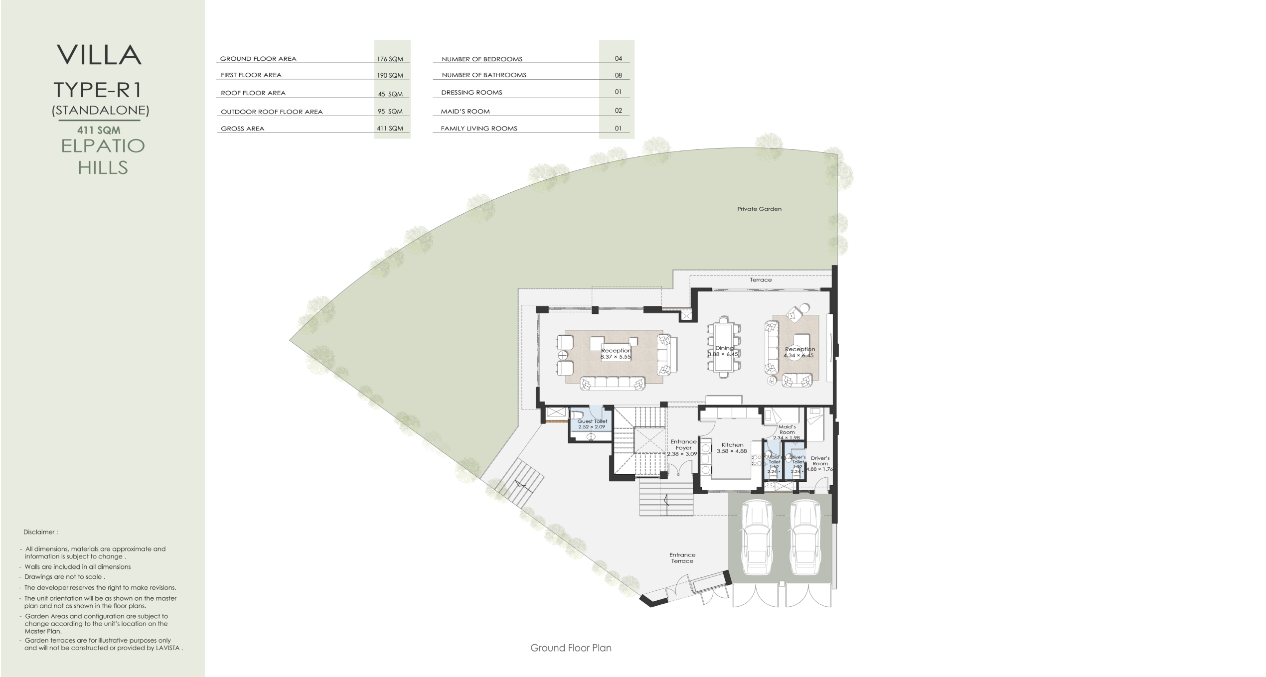 Floor Plan - El Patio Hills New Cairo Compound La vista Developments