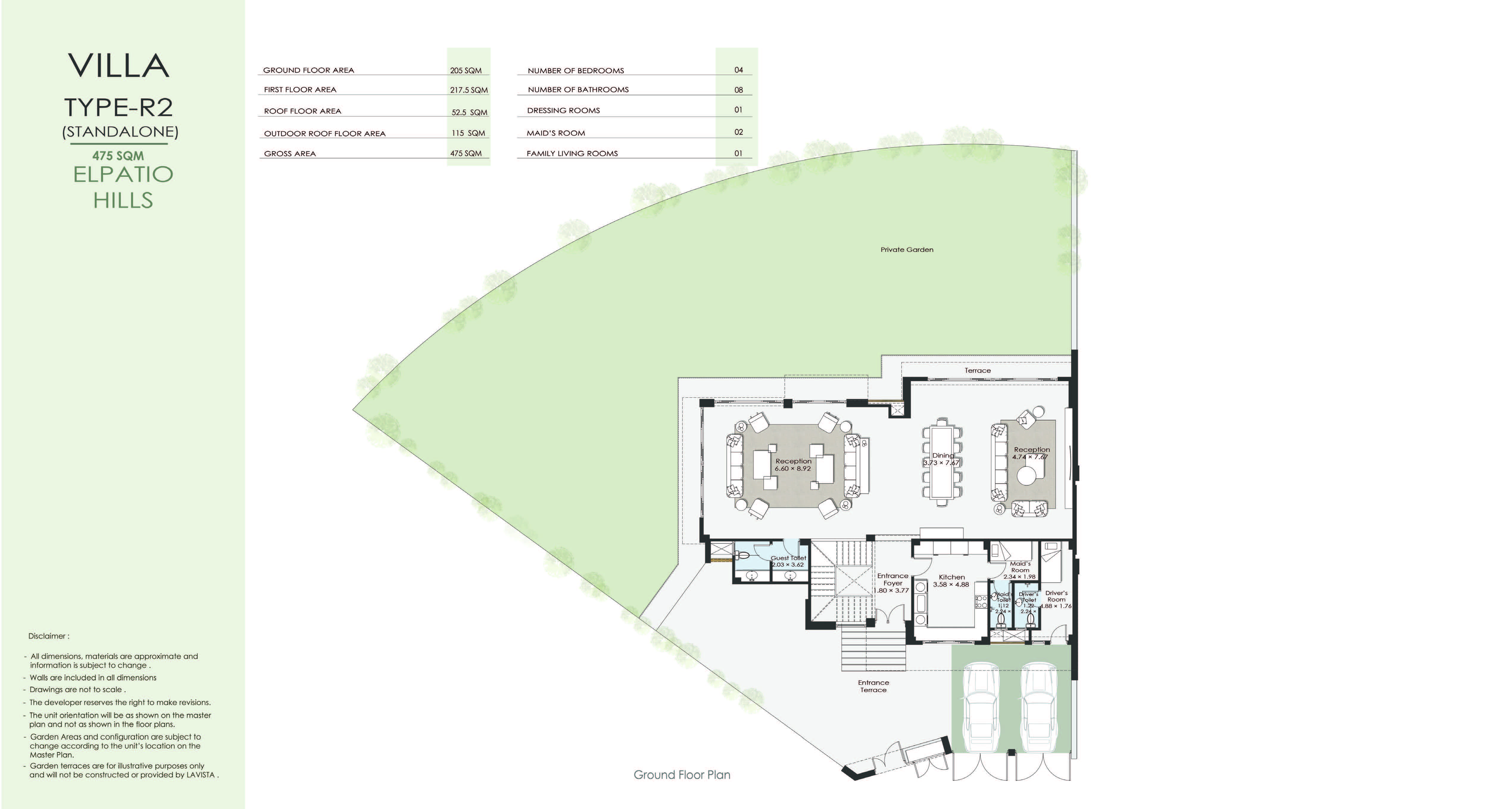 Floor Plan - El Patio Hills New Cairo Compound La vista Developments