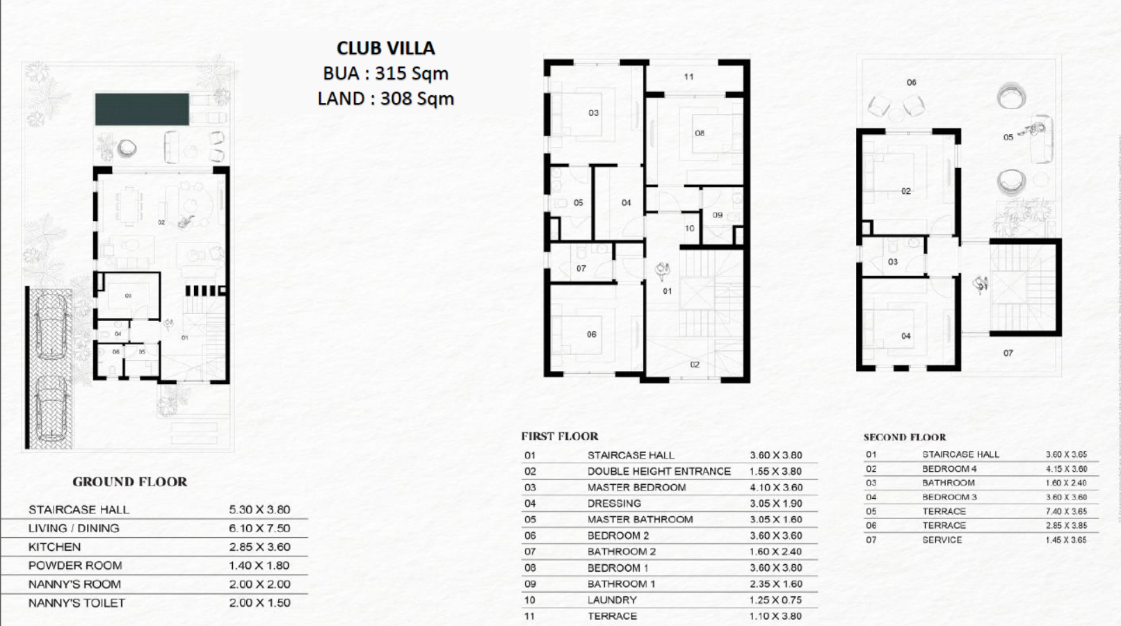 Floor Plan - Boutique Saada 6th settlement Compound Horizon Egypt Developments