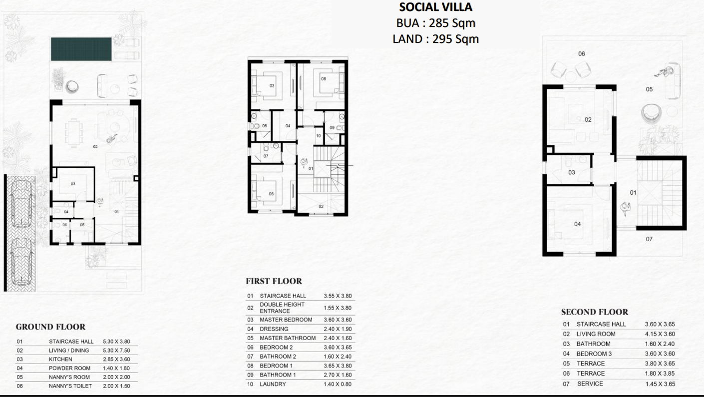 Floor Plan - Boutique Saada 6th settlement Compound Horizon Egypt Developments