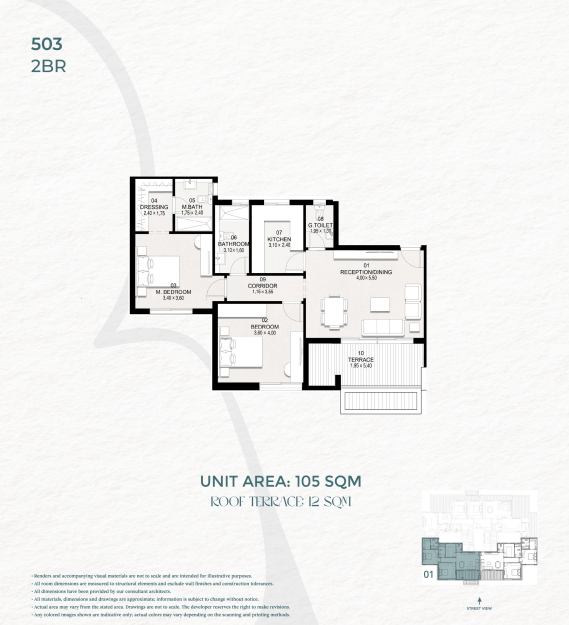 Floor Plan - كمبوند بوتيك سعادة التجمع السادس هورايزون مصر للتنمية العمرانية - Boutique Saada 6th settlement Compound