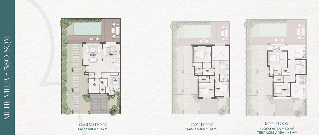 Floor Plan - Boutique Saada 6th settlement Compound Horizon Egypt Developments