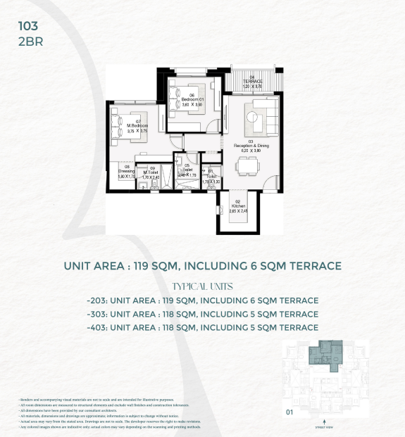 Floor Plan - كمبوند بوتيك سعادة التجمع السادس هورايزون مصر للتنمية العمرانية - Boutique Saada 6th settlement Compound