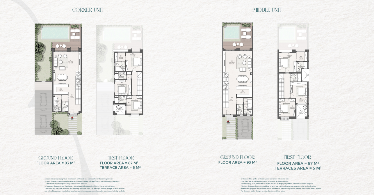 Floor Plan - كمبوند بوتيك سعادة التجمع السادس هورايزون مصر للتنمية العمرانية - Boutique Saada 6th settlement Compound