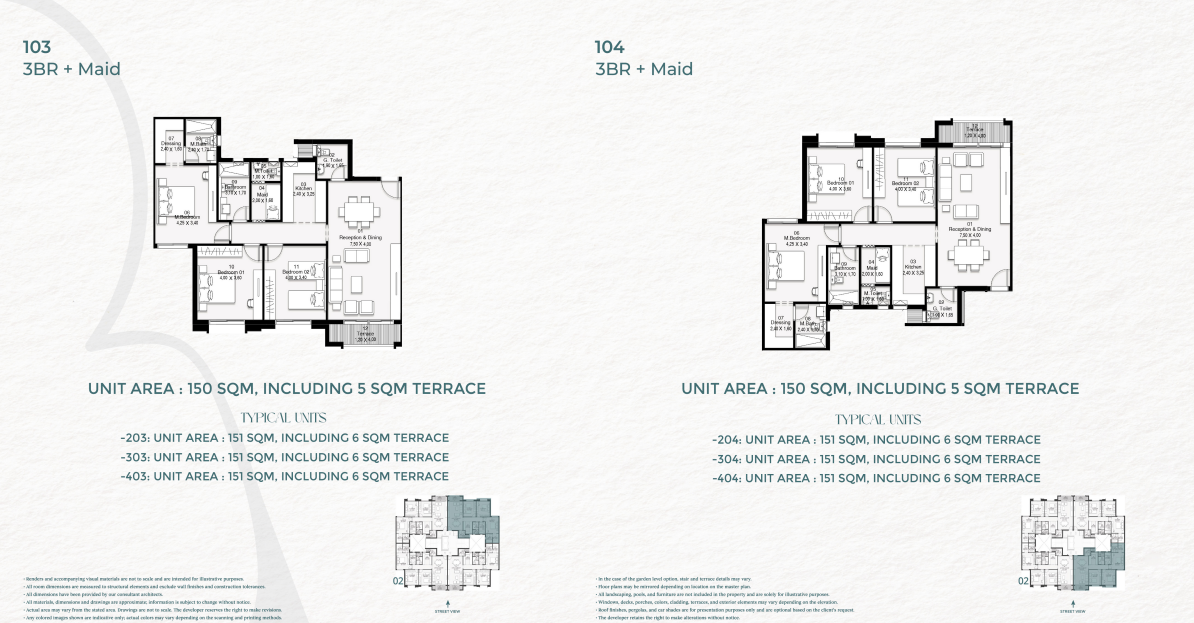 Floor Plan - كمبوند بوتيك سعادة التجمع السادس هورايزون مصر للتنمية العمرانية - Boutique Saada 6th settlement Compound
