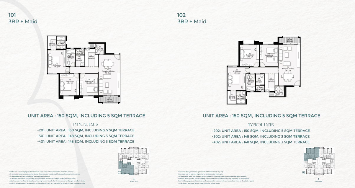Floor Plan - كمبوند بوتيك سعادة التجمع السادس هورايزون مصر للتنمية العمرانية - Boutique Saada 6th settlement Compound