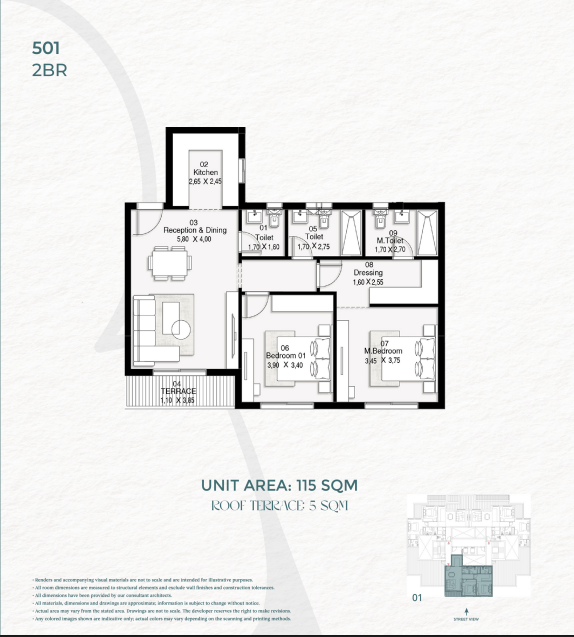 Floor Plan - كمبوند بوتيك سعادة التجمع السادس هورايزون مصر للتنمية العمرانية - Boutique Saada 6th settlement Compound
