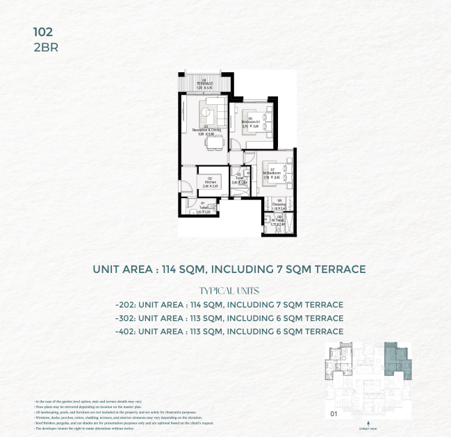 Floor Plan - كمبوند بوتيك سعادة التجمع السادس هورايزون مصر للتنمية العمرانية - Boutique Saada 6th settlement Compound