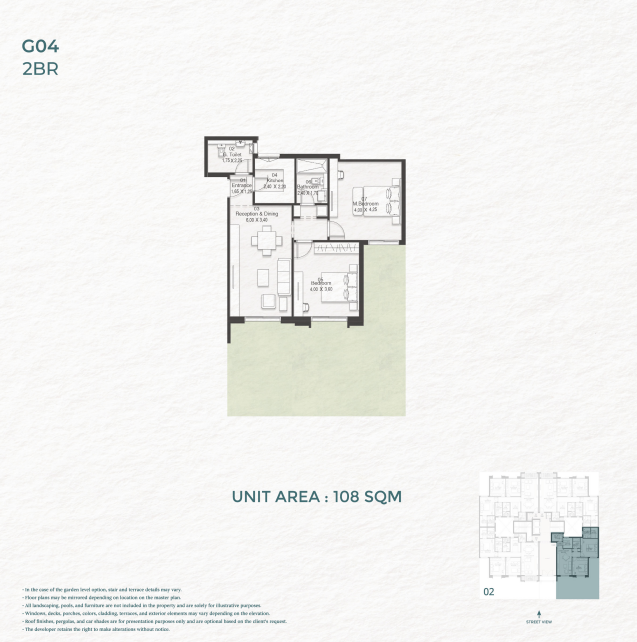 Floor Plan - كمبوند بوتيك سعادة التجمع السادس هورايزون مصر للتنمية العمرانية - Boutique Saada 6th settlement Compound