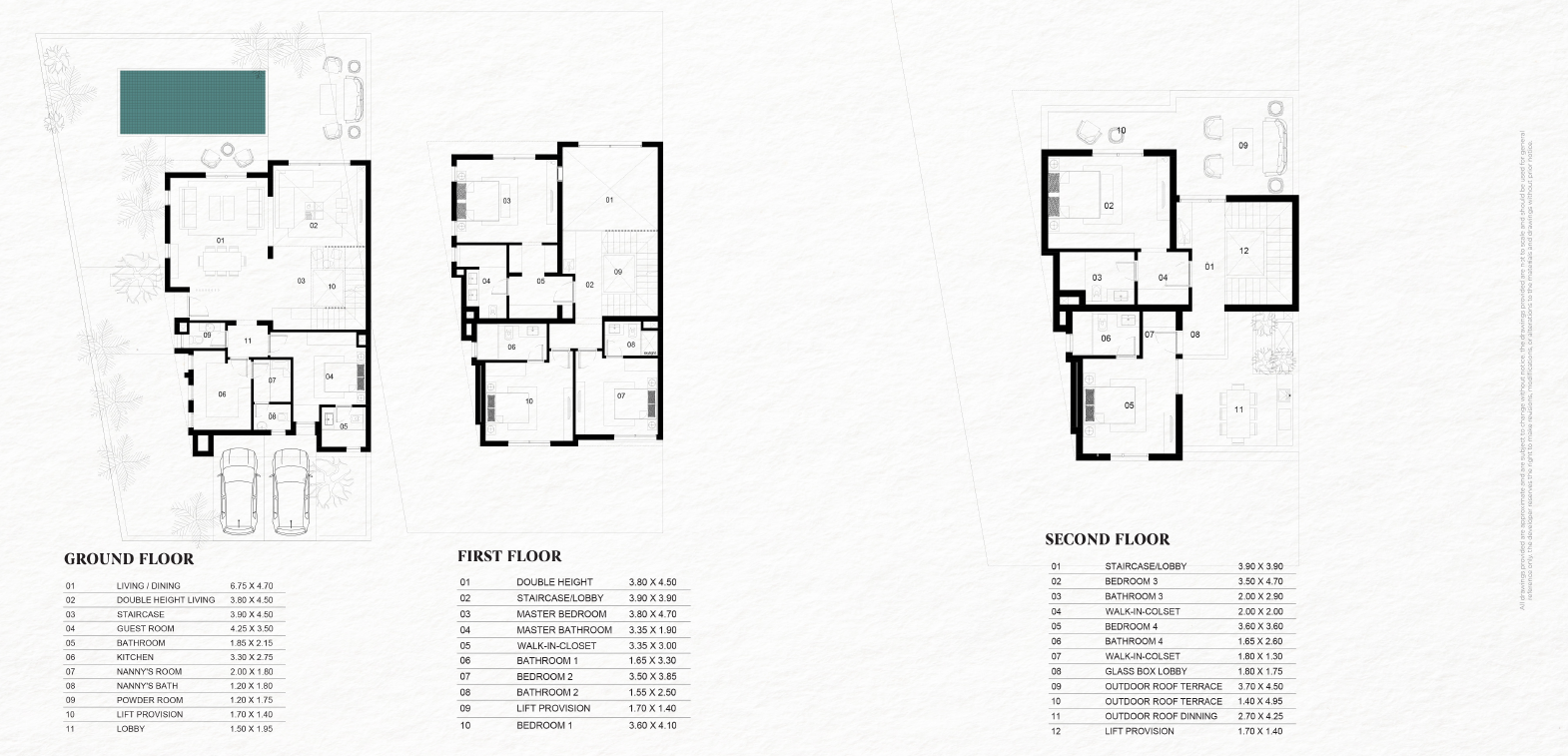 Floor Plan - كمبوند بوتيك سعادة التجمع السادس هورايزون مصر للتنمية العمرانية - Boutique Saada 6th settlement Compound
