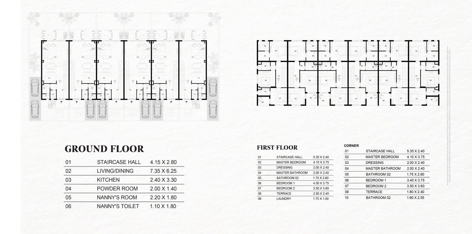 Floor Plan - كمبوند بوتيك سعادة التجمع السادس هورايزون مصر للتنمية العمرانية - Boutique Saada 6th settlement Compound