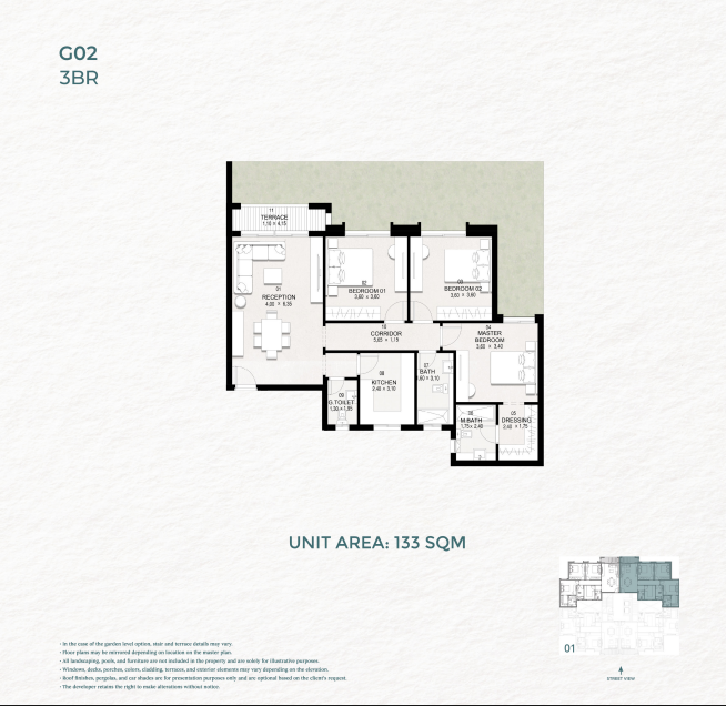Floor Plan - كمبوند بوتيك سعادة التجمع السادس هورايزون مصر للتنمية العمرانية - Boutique Saada 6th settlement Compound