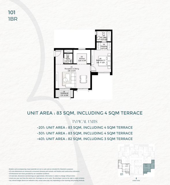 Floor Plan - كمبوند بوتيك سعادة التجمع السادس هورايزون مصر للتنمية العمرانية - Boutique Saada 6th settlement Compound