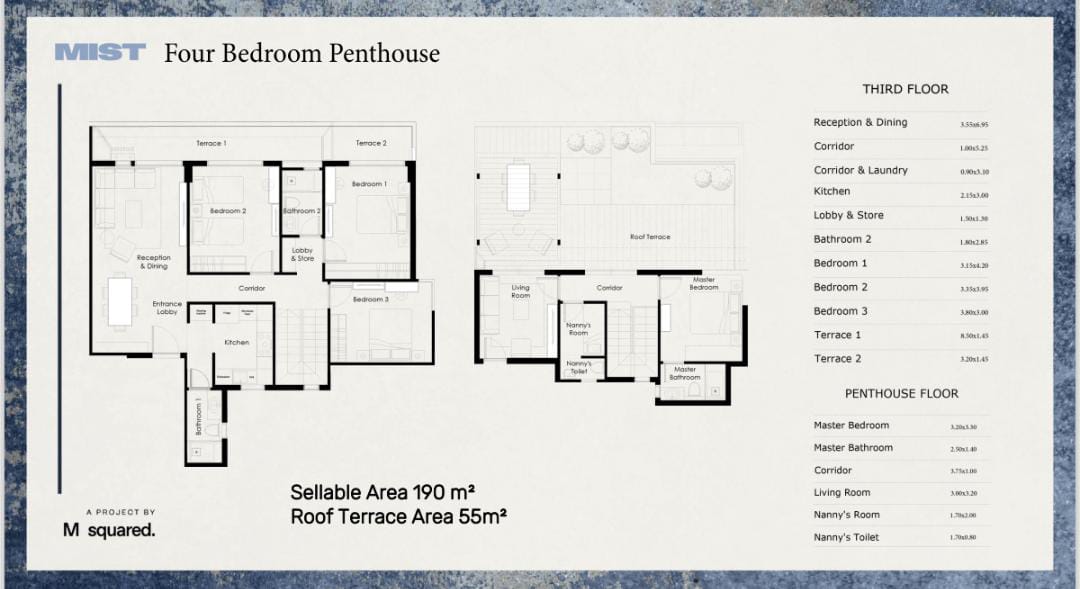 Floor Plan - Mist New Cairo Compound M Squared Development