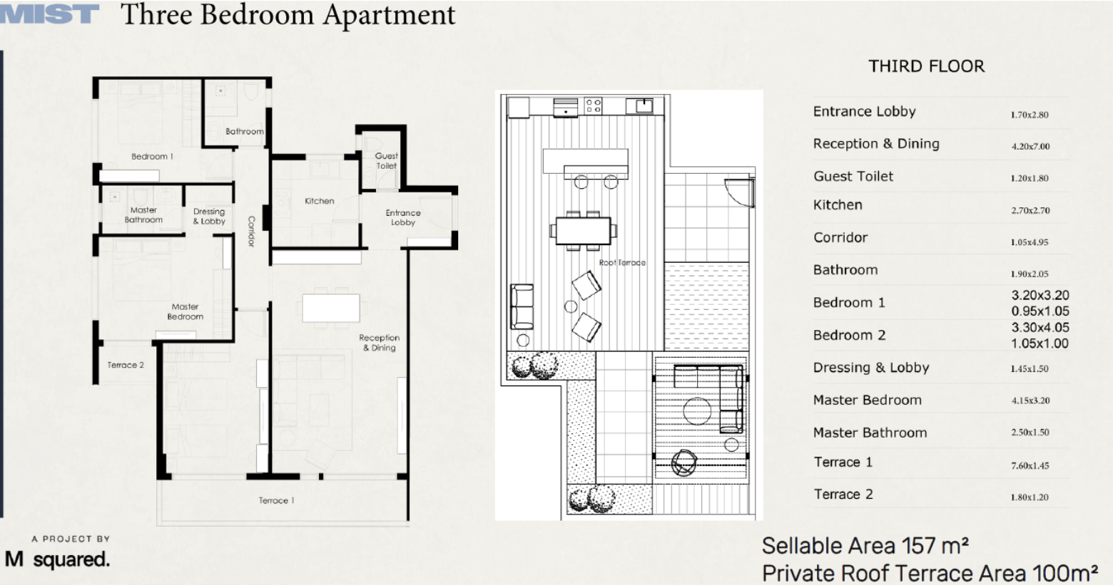 Floor Plan - كمبوند ميست التجمع الخامس M Squared للتطوير العقاري - Mist New Cairo Compound