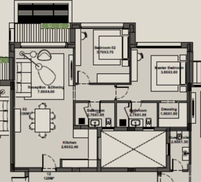 Floor Plan - Ons New Zayed Compound Mabany Edris Developments