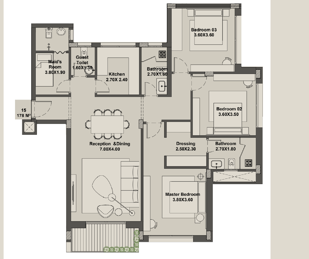 Floor Plan - Ons New Zayed Compound Mabany Edris Developments