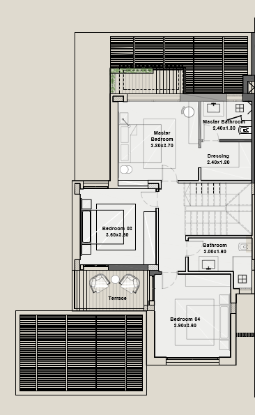 Floor Plan - كمبوند أُنس زايد الجديدة مباني إدريس للتطوير العقاري - Ons New Zayed Compound