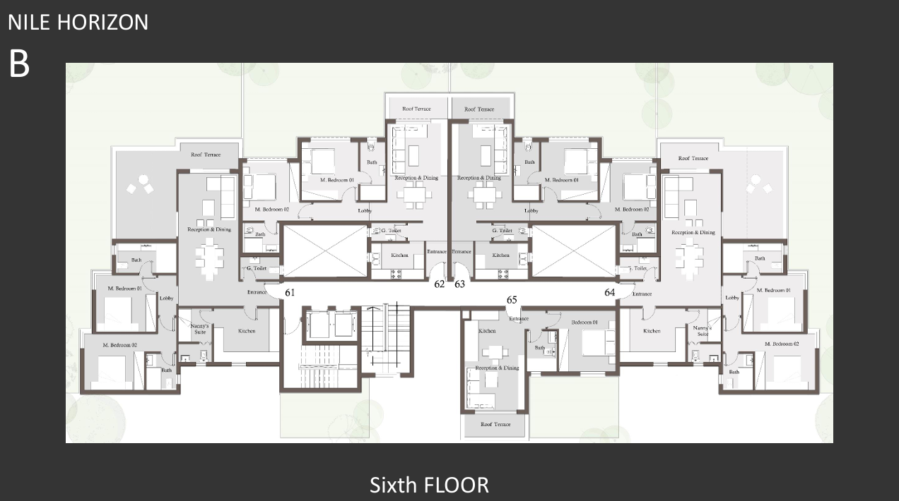 Floor Plan - كمبوند جريان الشيخ زايد بالم هيلز للتطوير العقاري - Jirian Sheikh Zayed Compound