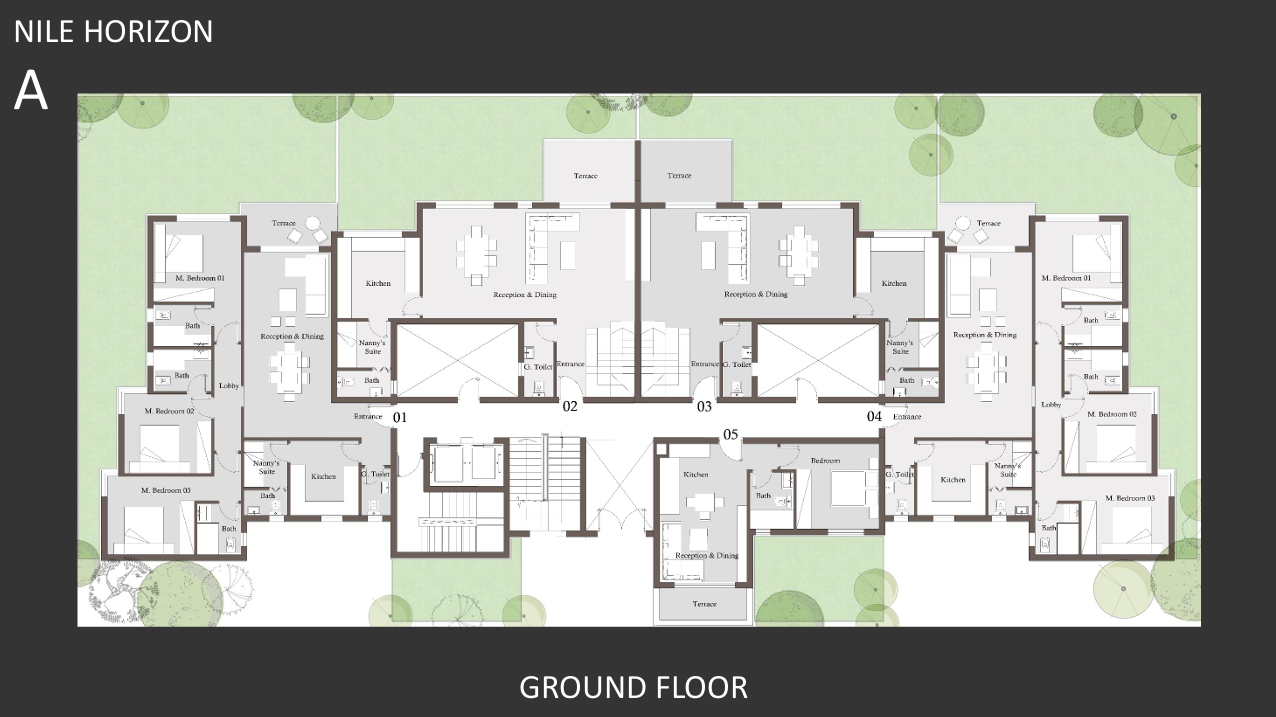 Floor Plan - كمبوند جريان الشيخ زايد بالم هيلز للتطوير العقاري - Jirian Sheikh Zayed Compound