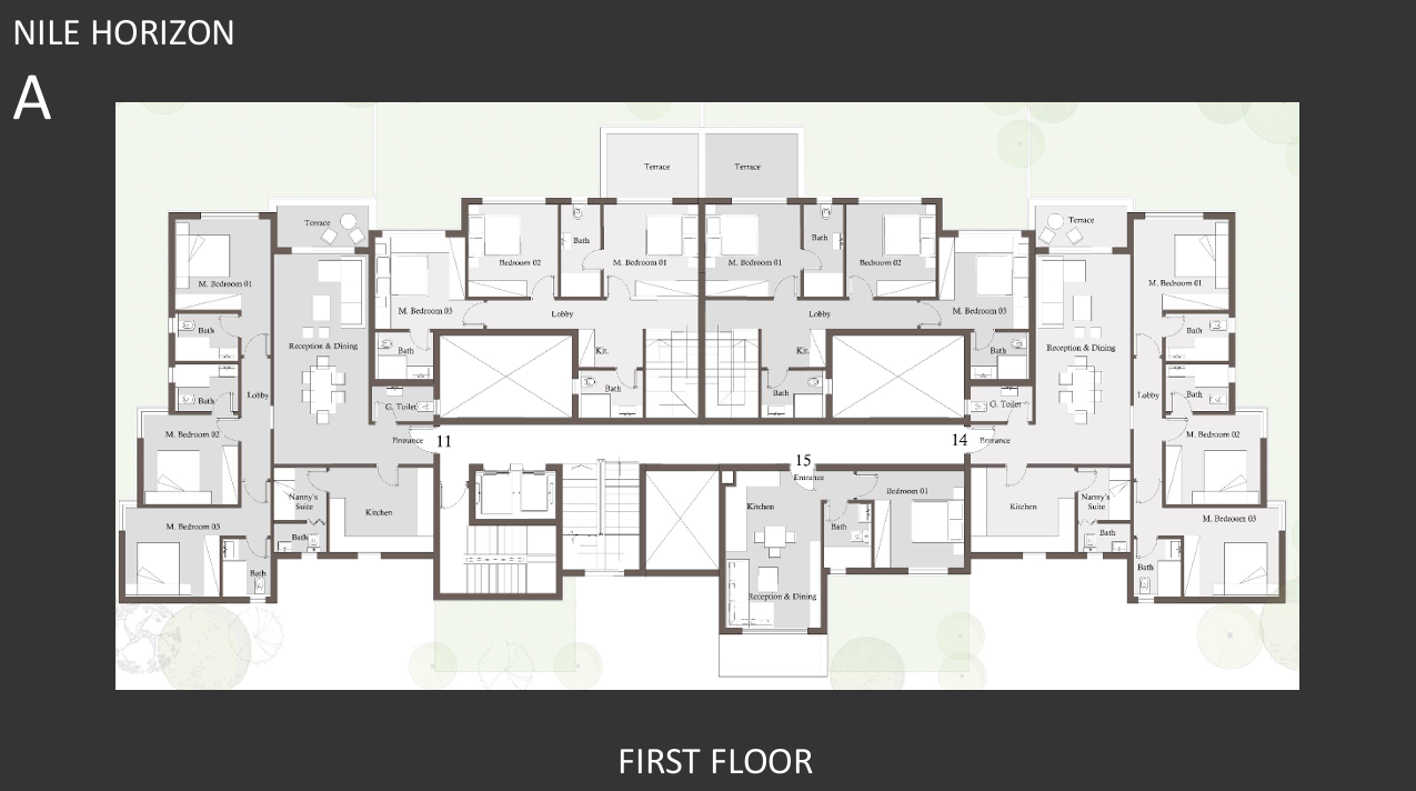 Floor Plan - كمبوند جريان الشيخ زايد بالم هيلز للتطوير العقاري - Jirian Sheikh Zayed Compound